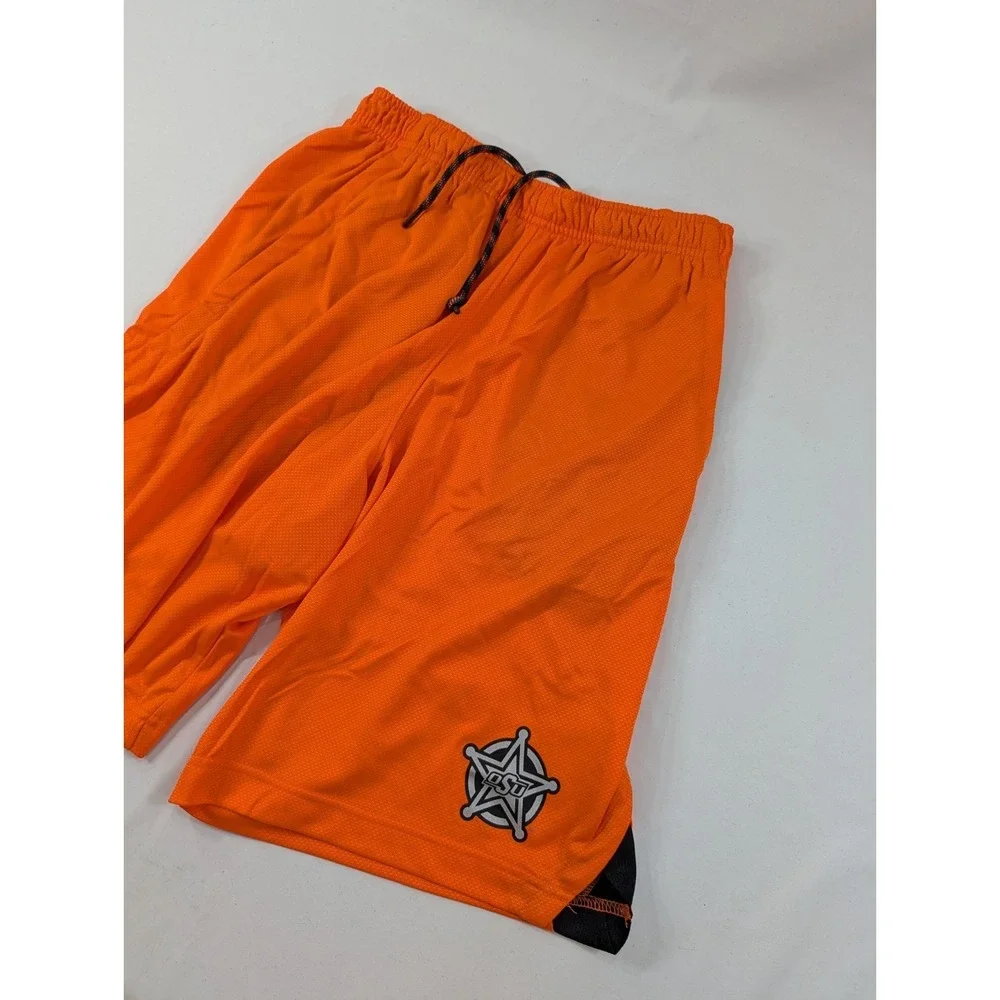 Oklahoma State Cowboys Shorts Mens Small Orange College Football Nike Dri‎ Fit